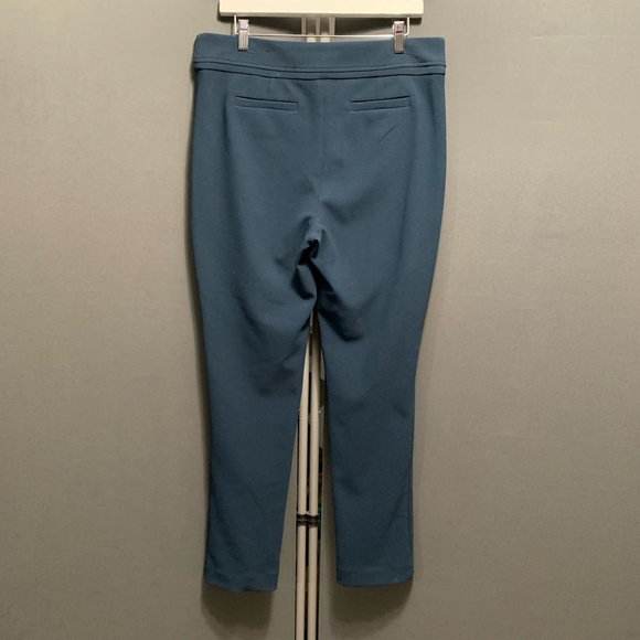 B24-Women Rafaella Dress Pants Size 12 Blue - Picture 3 of 5